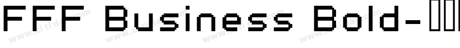 FFF Business Bold字体转换